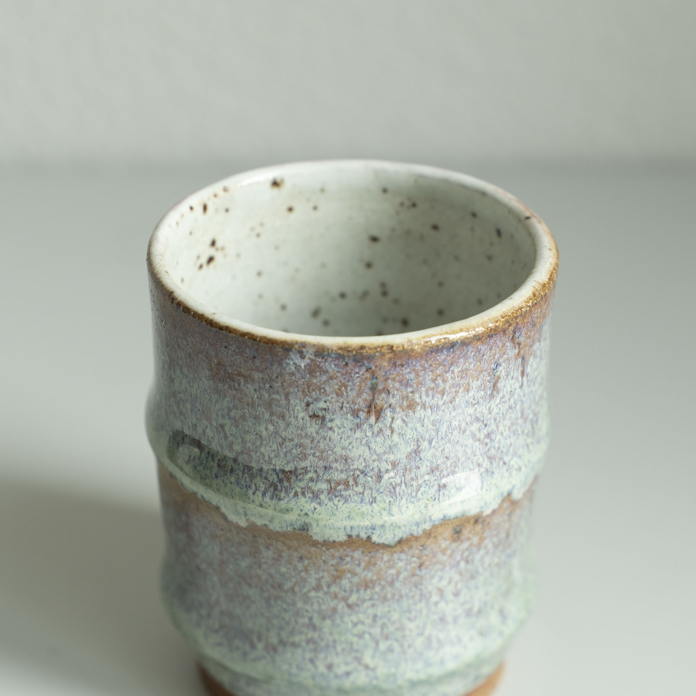 Variegated Bamboo Cup, detail 2