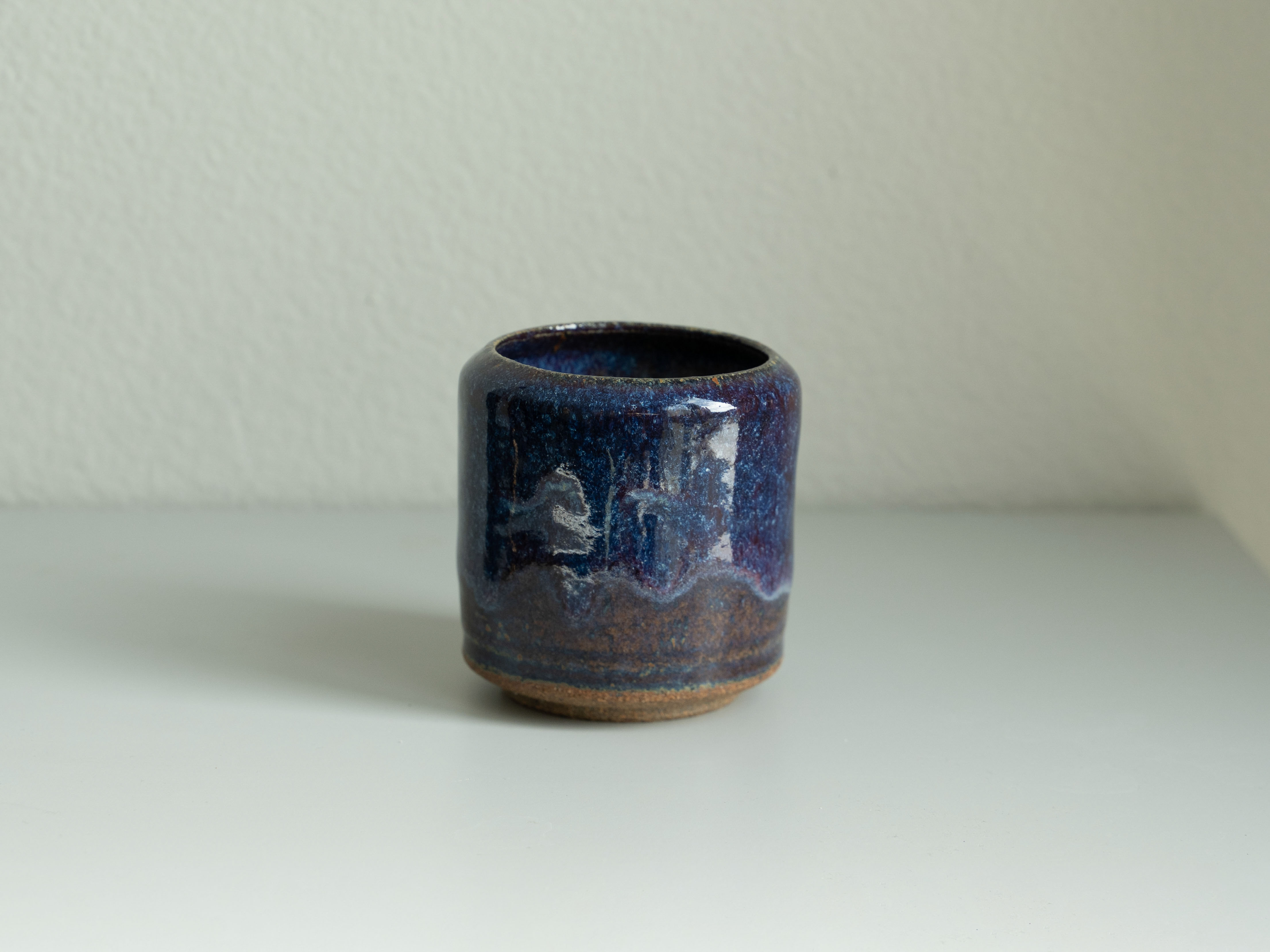 Deep Blue Tea Canister, main view