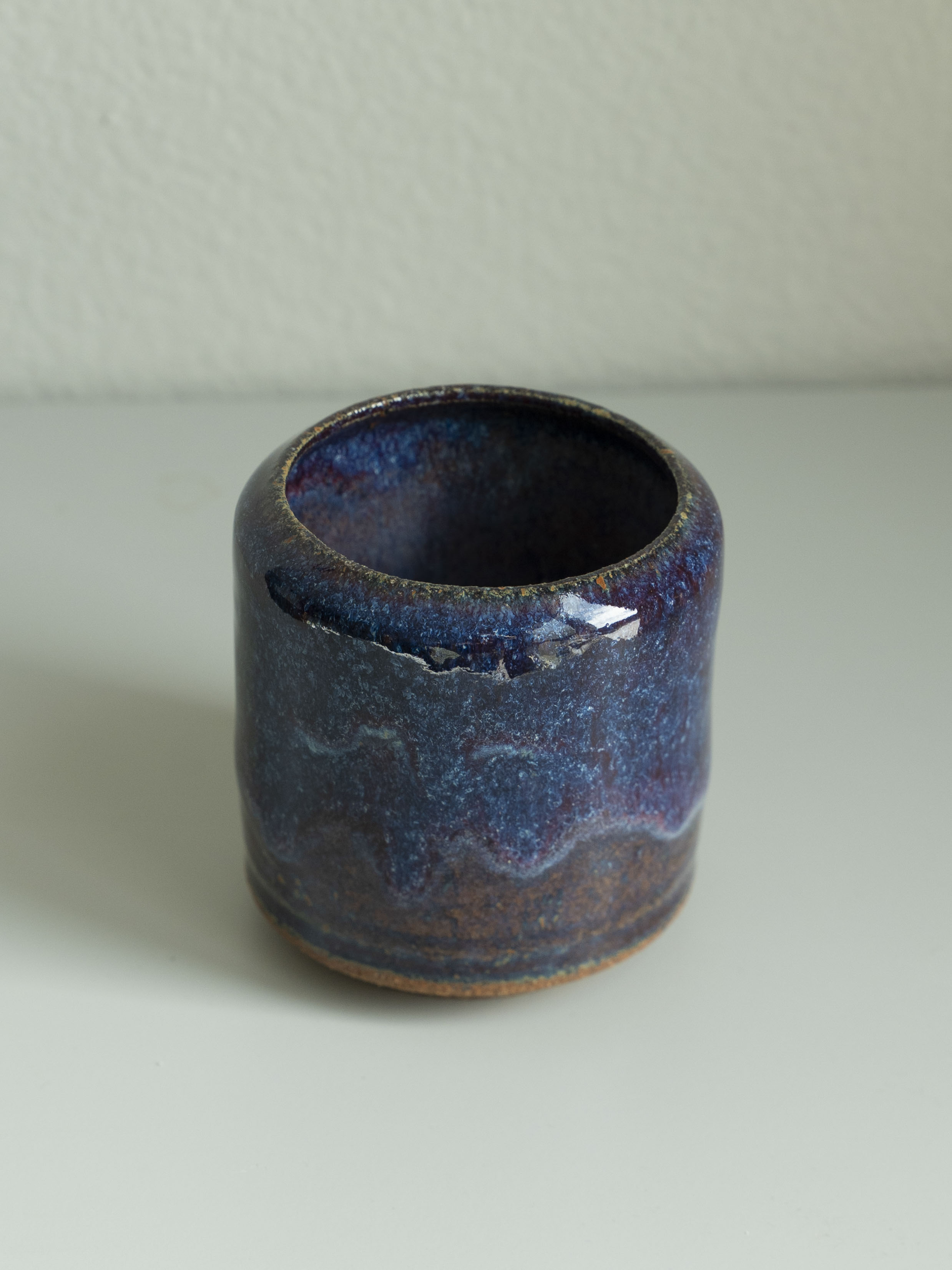 Deep Blue Tea Canister, detail 1