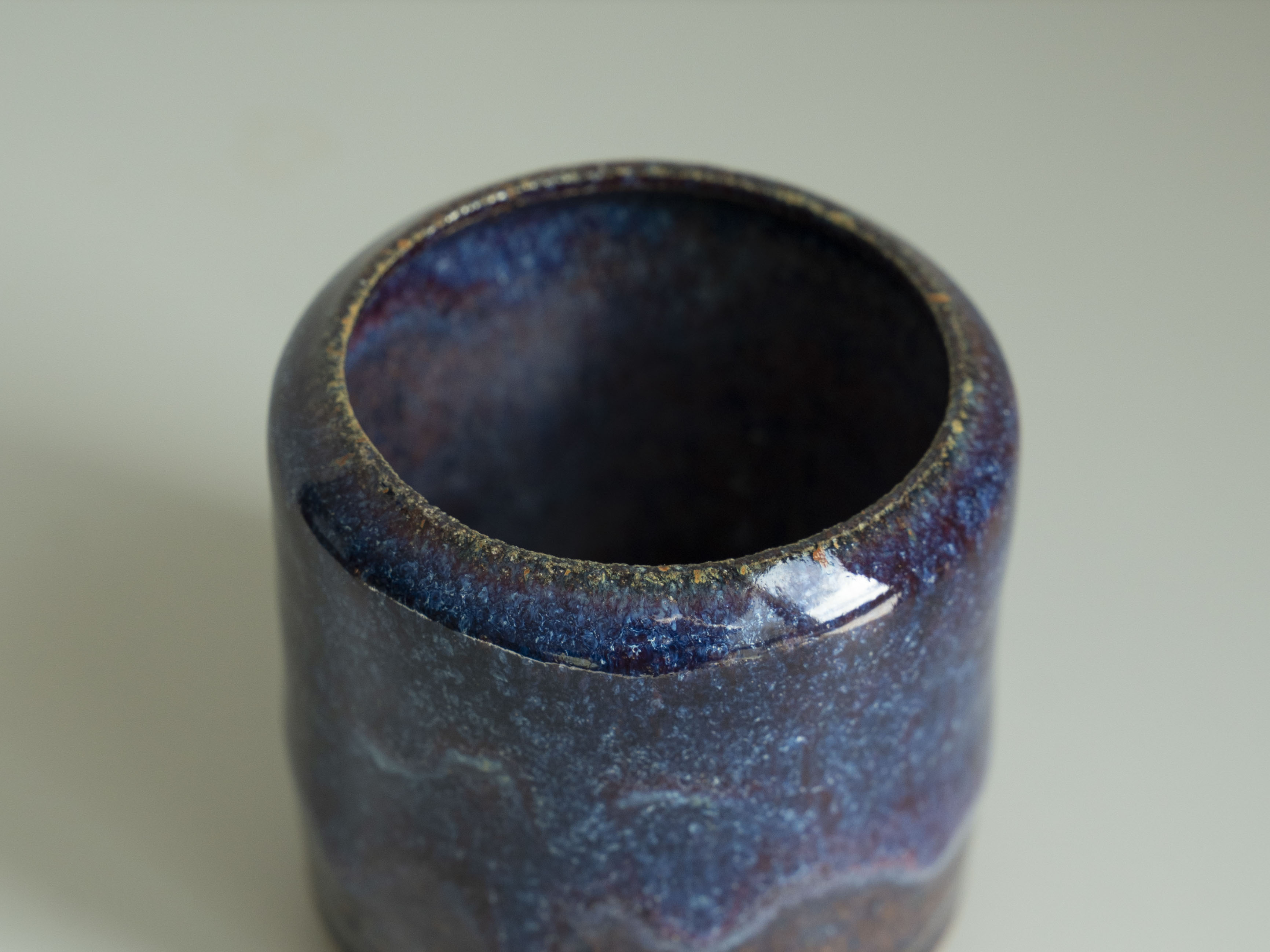 Deep Blue Tea Canister, detail 3