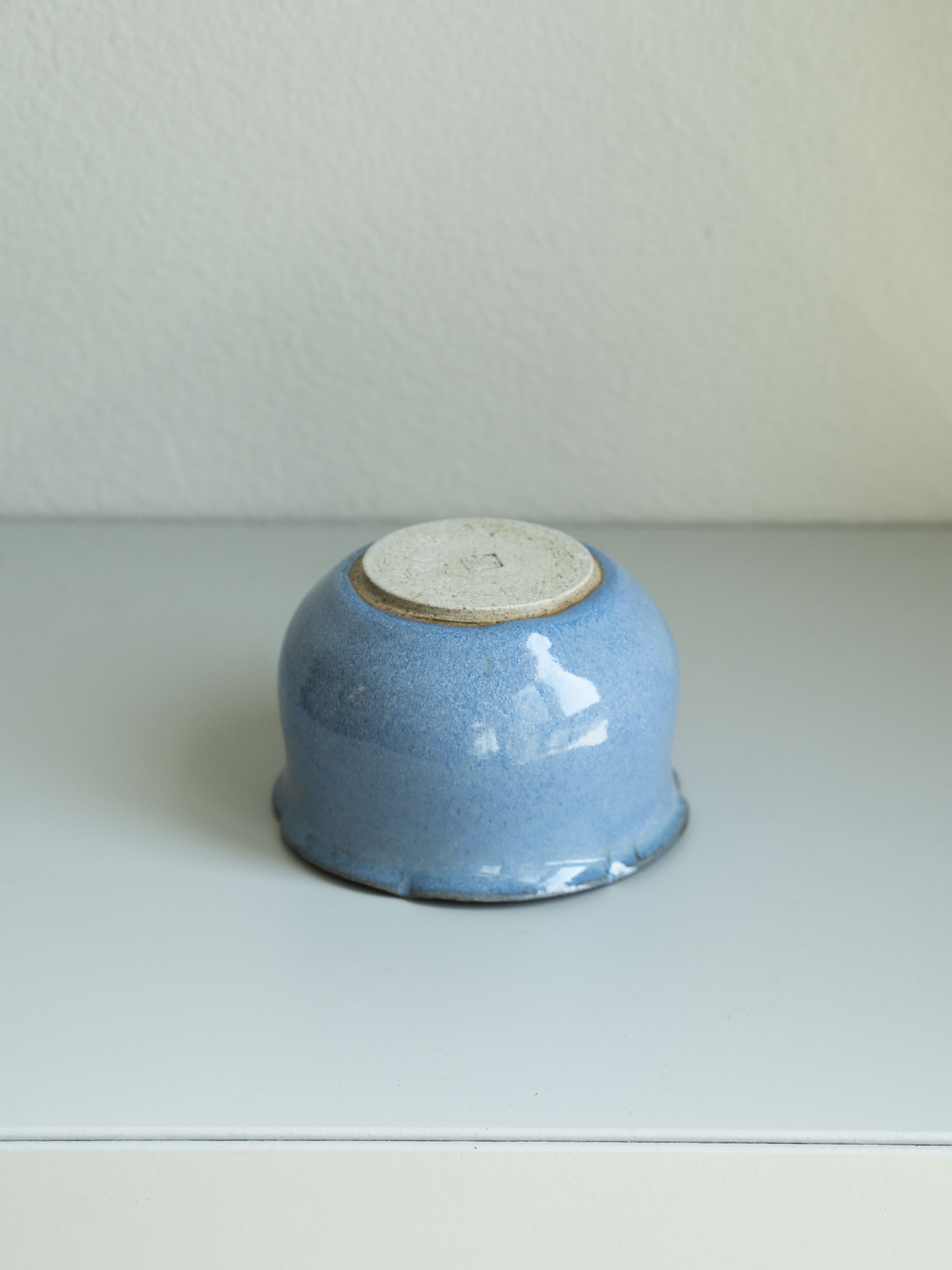 Sky Blue Glazed Petal Bowl, detail 7