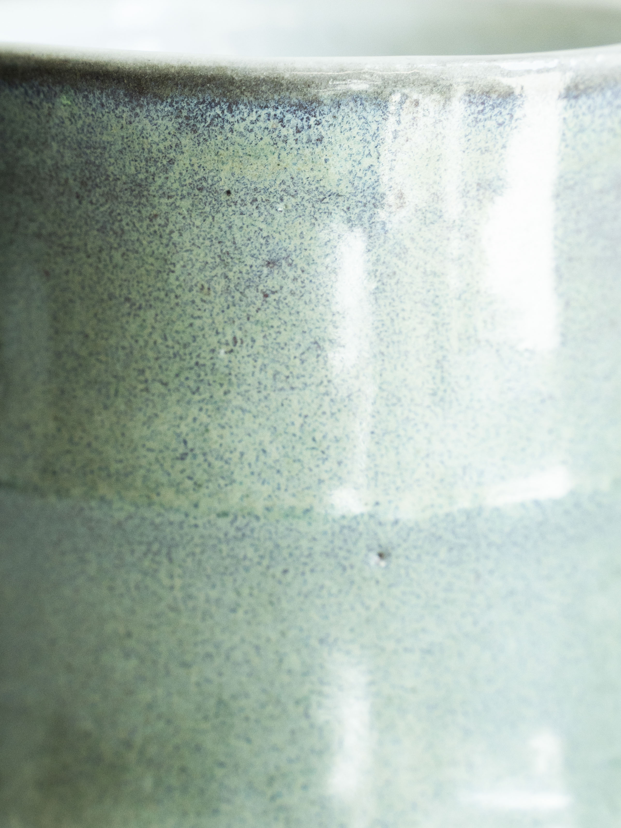 Sage Green Bamboo Cup, detail 2