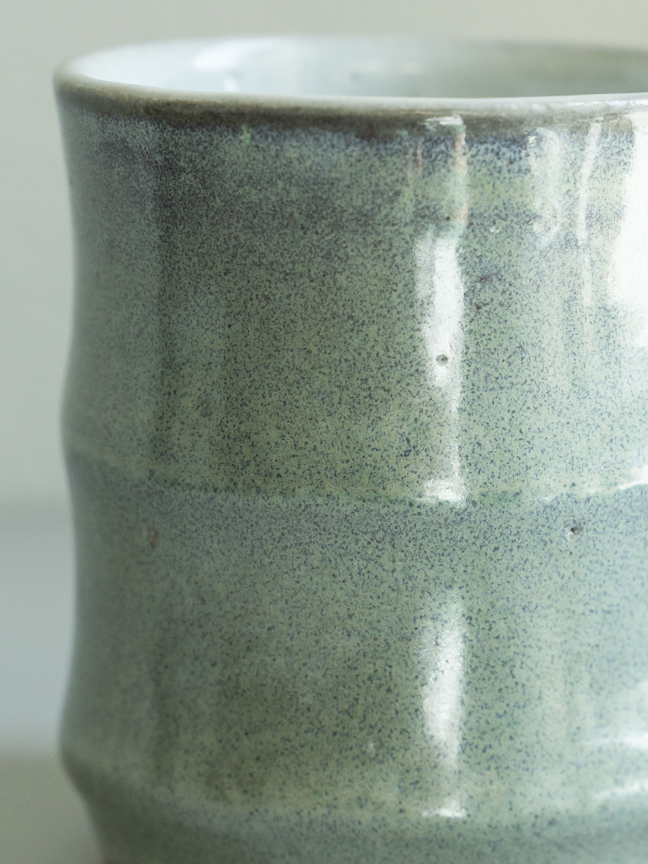 Sage Green Bamboo Cup, detail 6