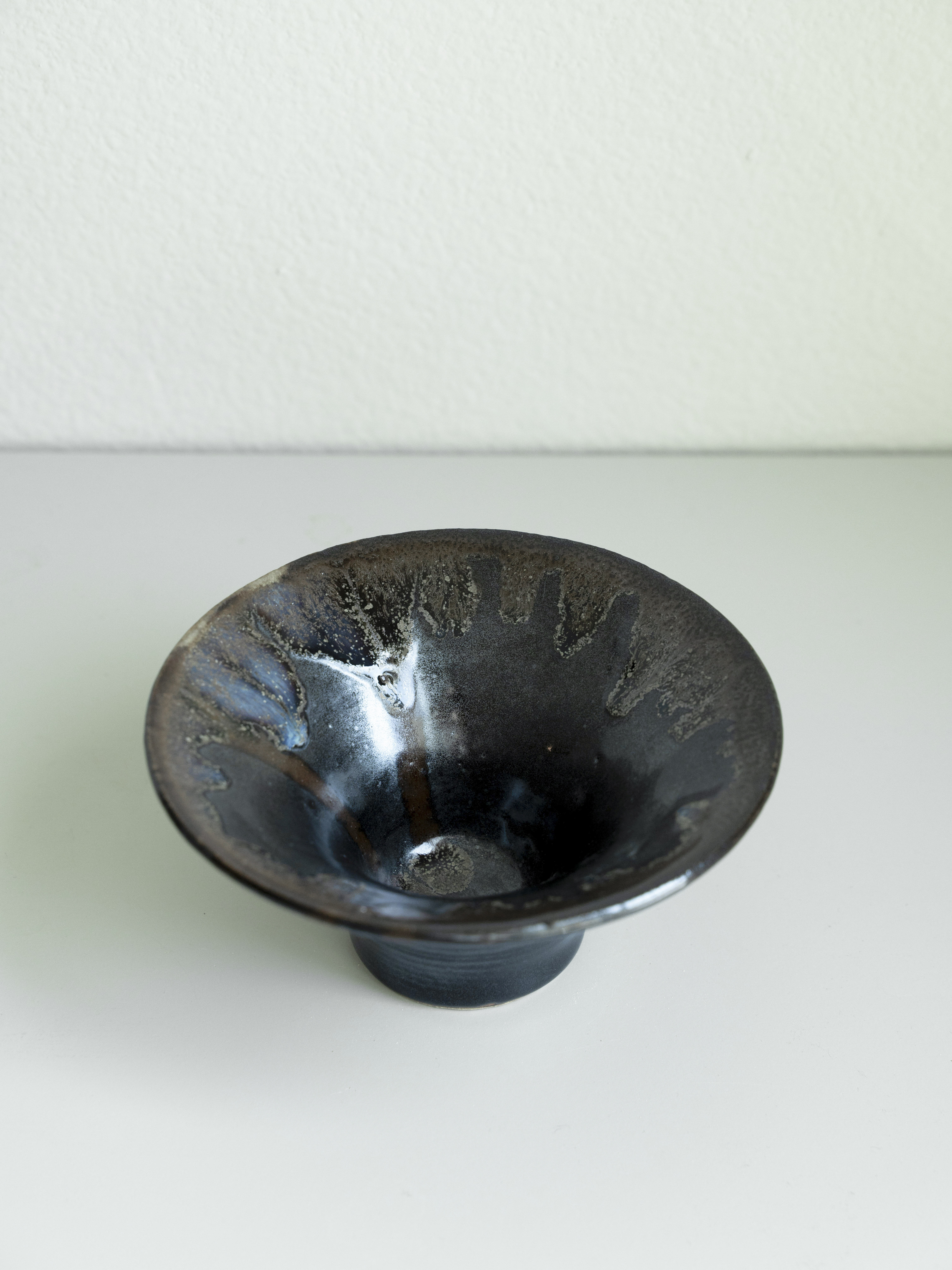 Black Glazed Tenmoku Bowl, detail 4