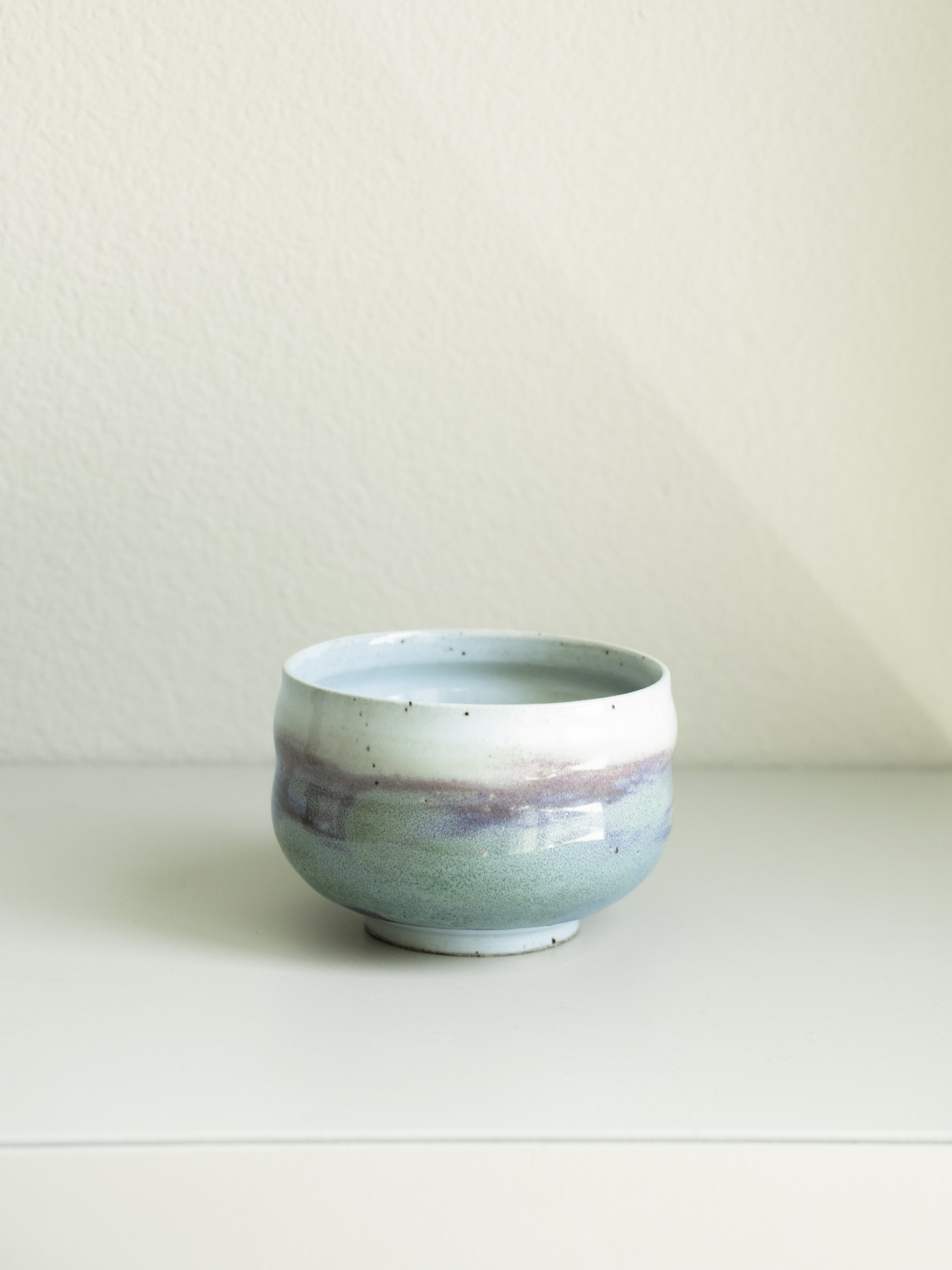 Blue-Green Glazed Matcha Bowl, detail 5