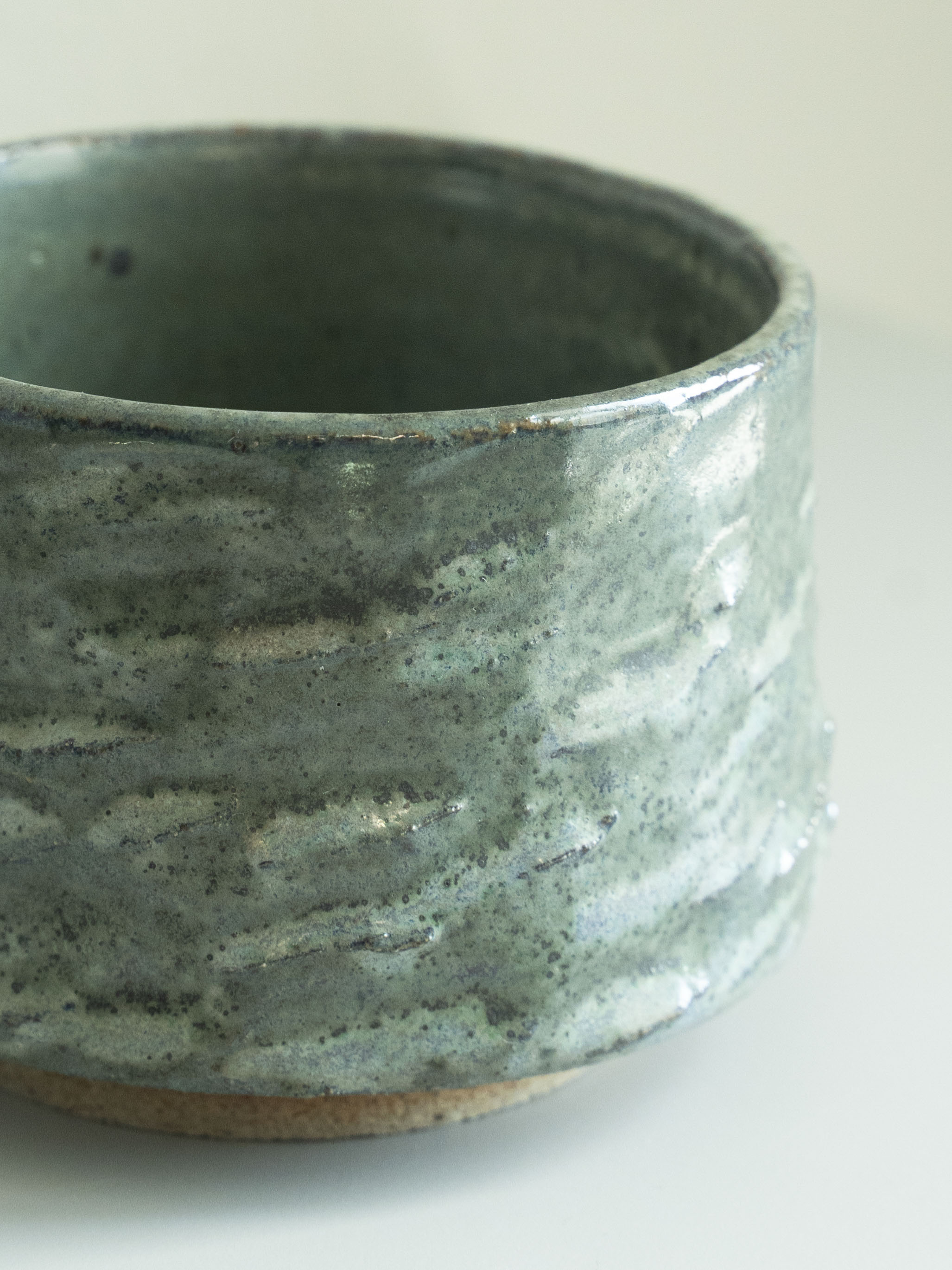 Celadon Carved Tea Cup, detail 5
