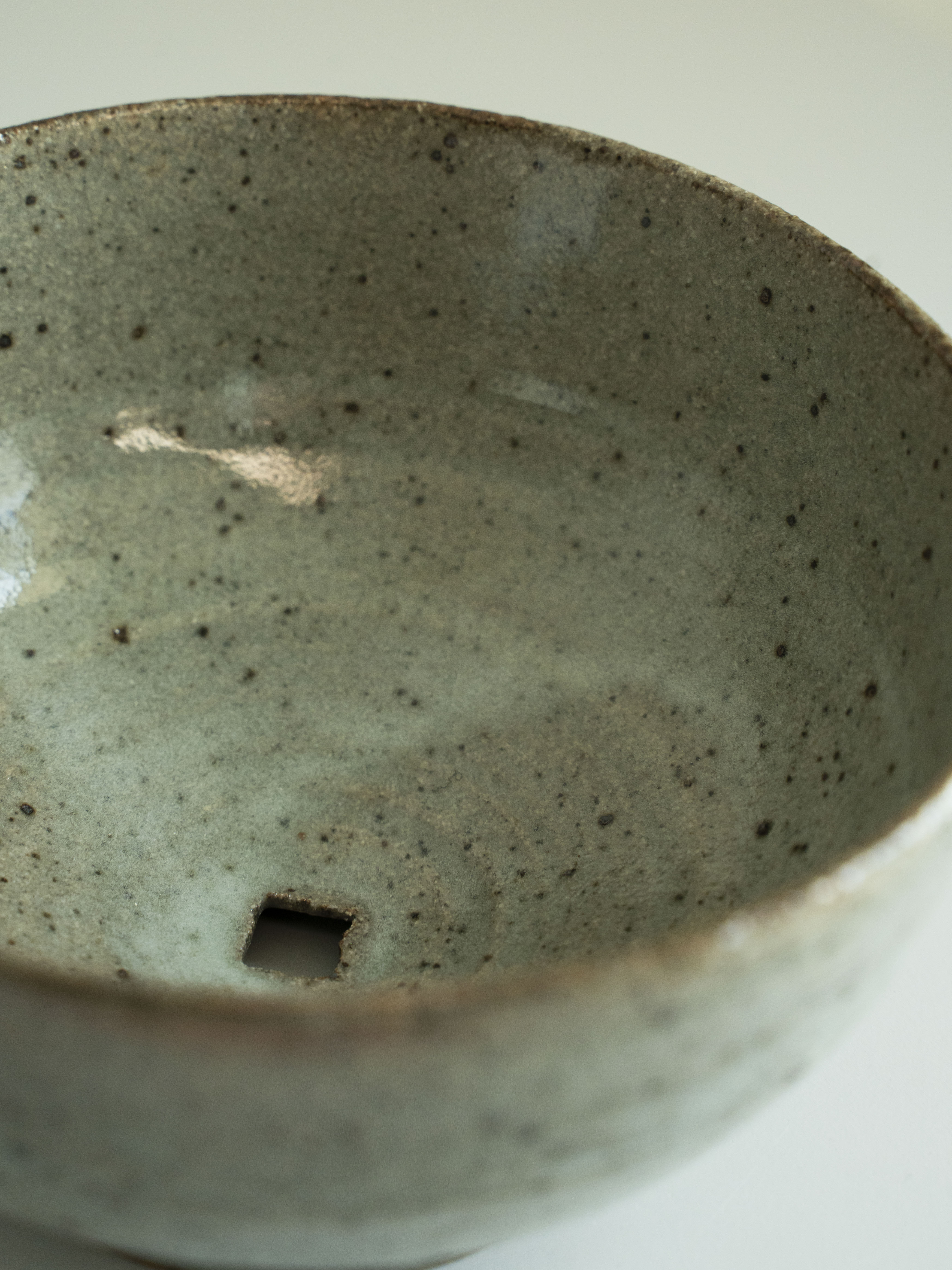 Grey-Green Glazed Vase, detail 3