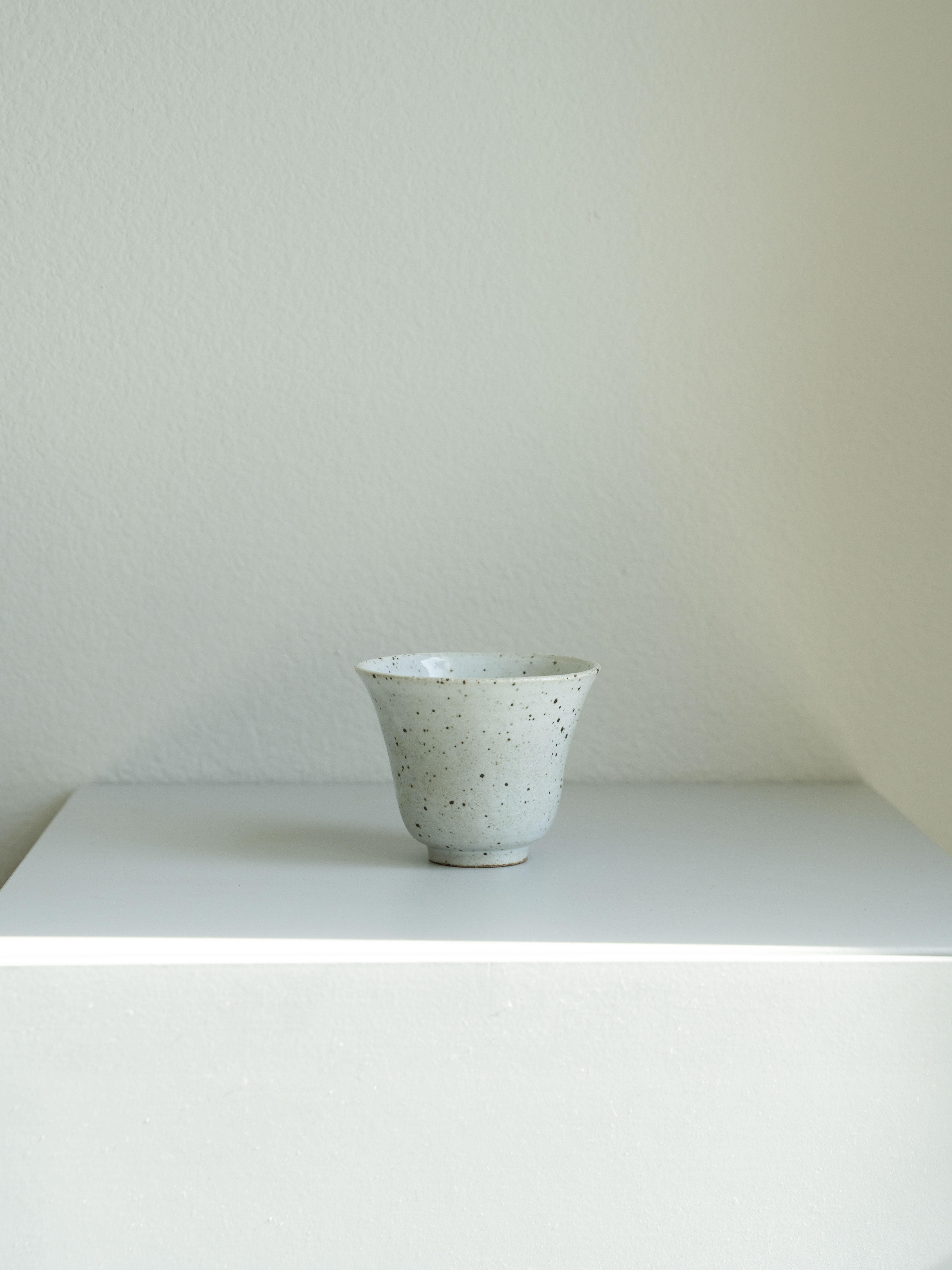 White Glazed Flared Tea Cup, detail 4