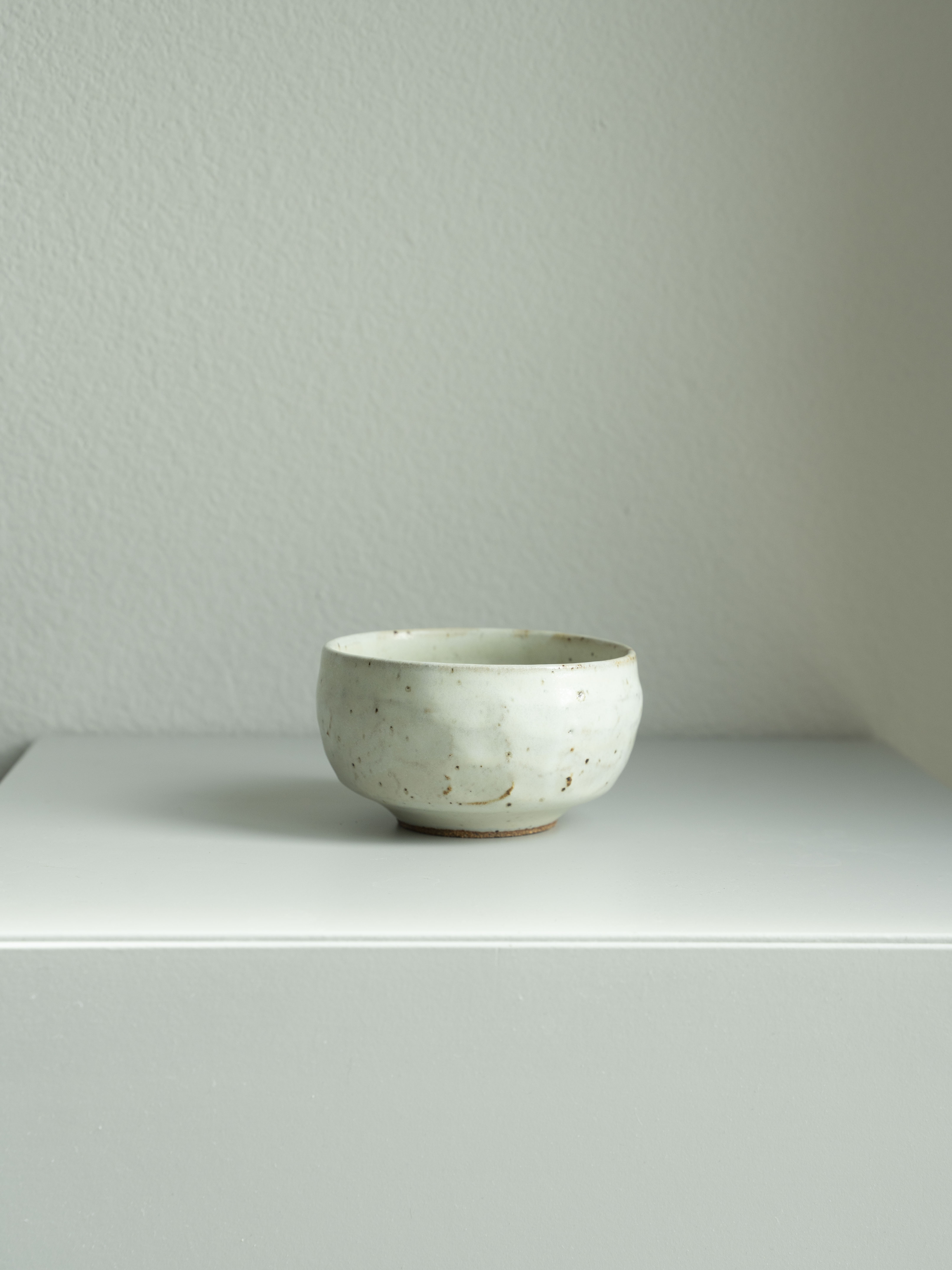 Speckled White Tea Bowl, detail 1