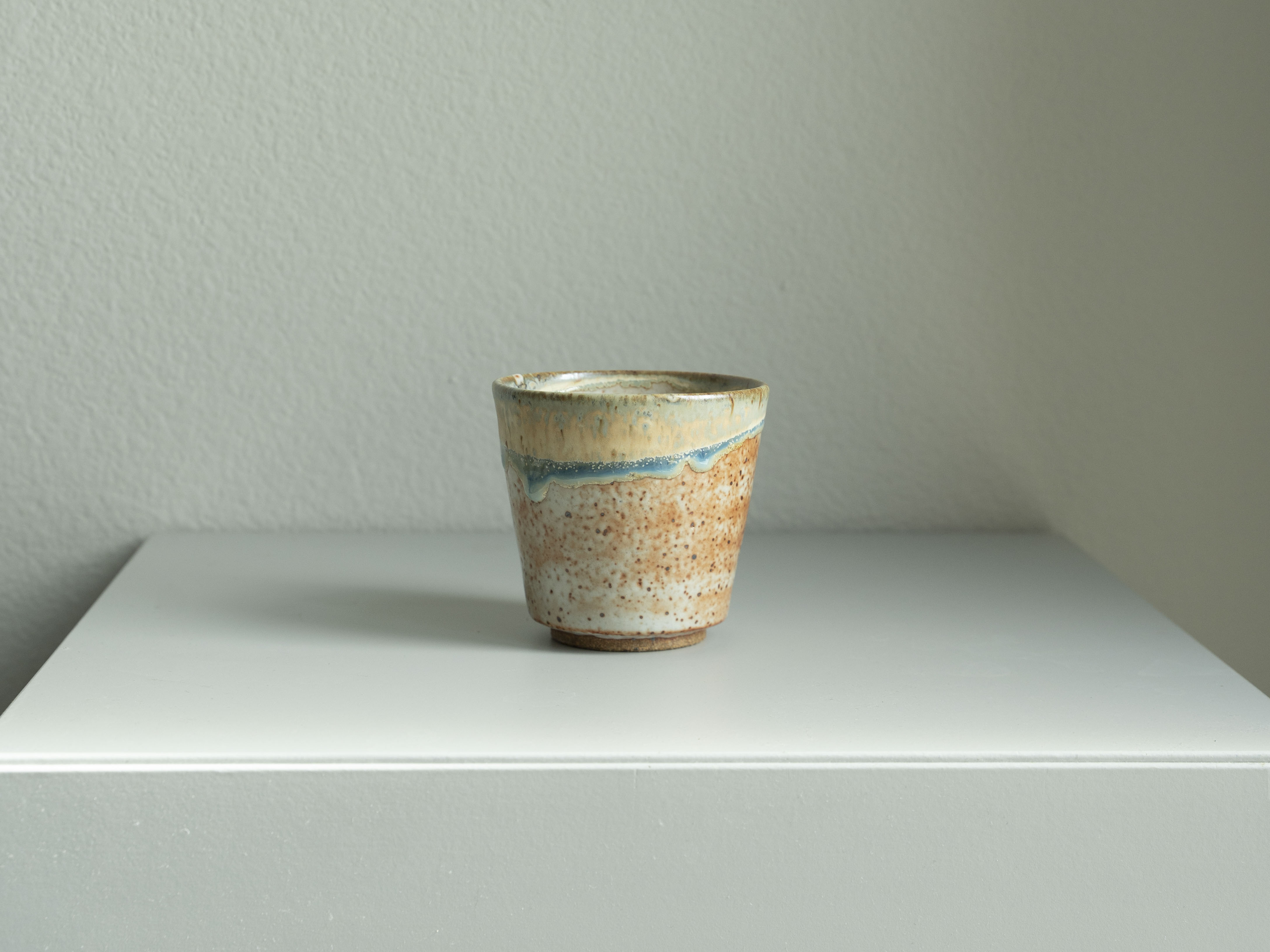 Blue Drip Tea Cup, main view