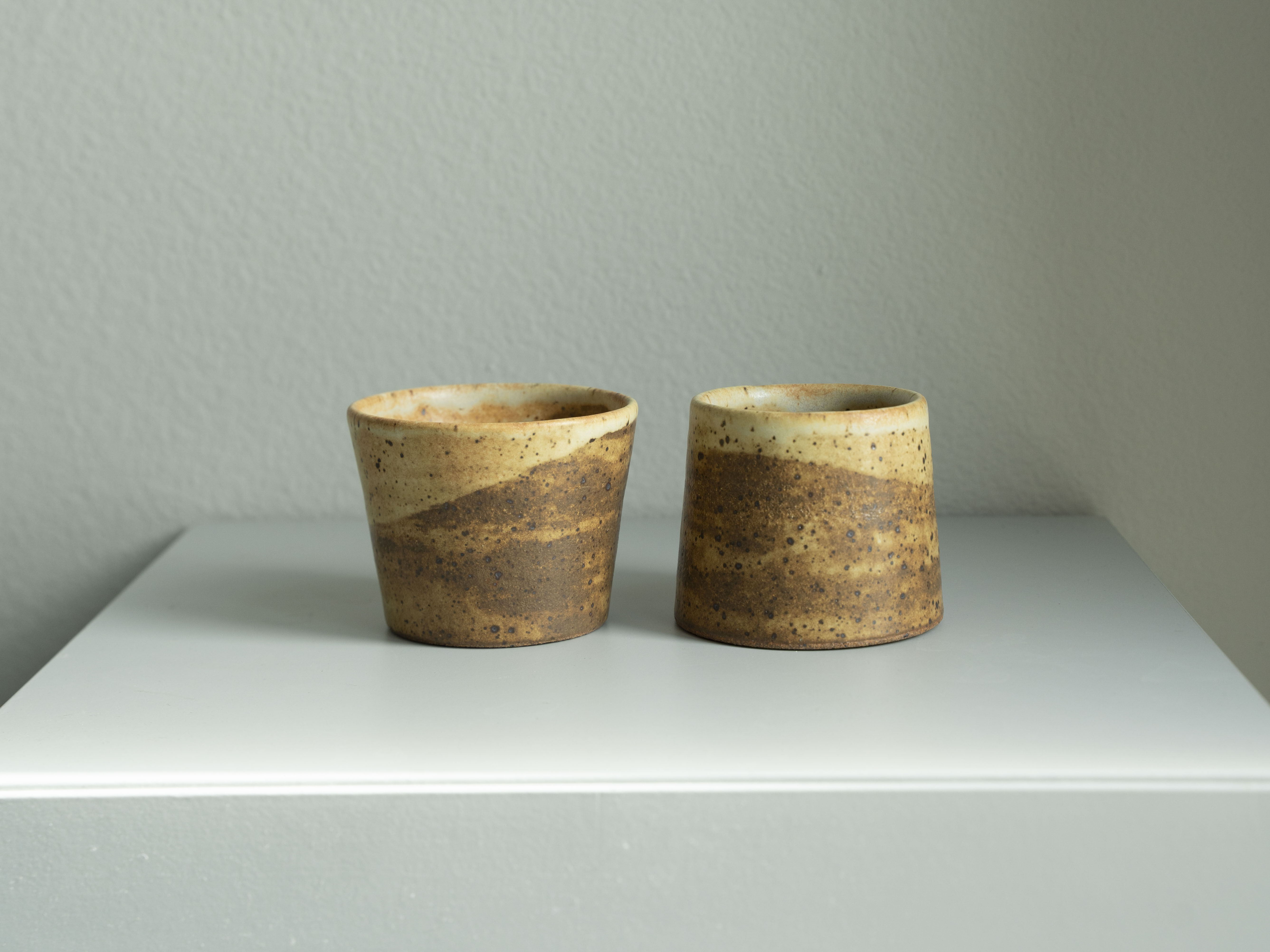 Shino Tea Cup Pair, main view