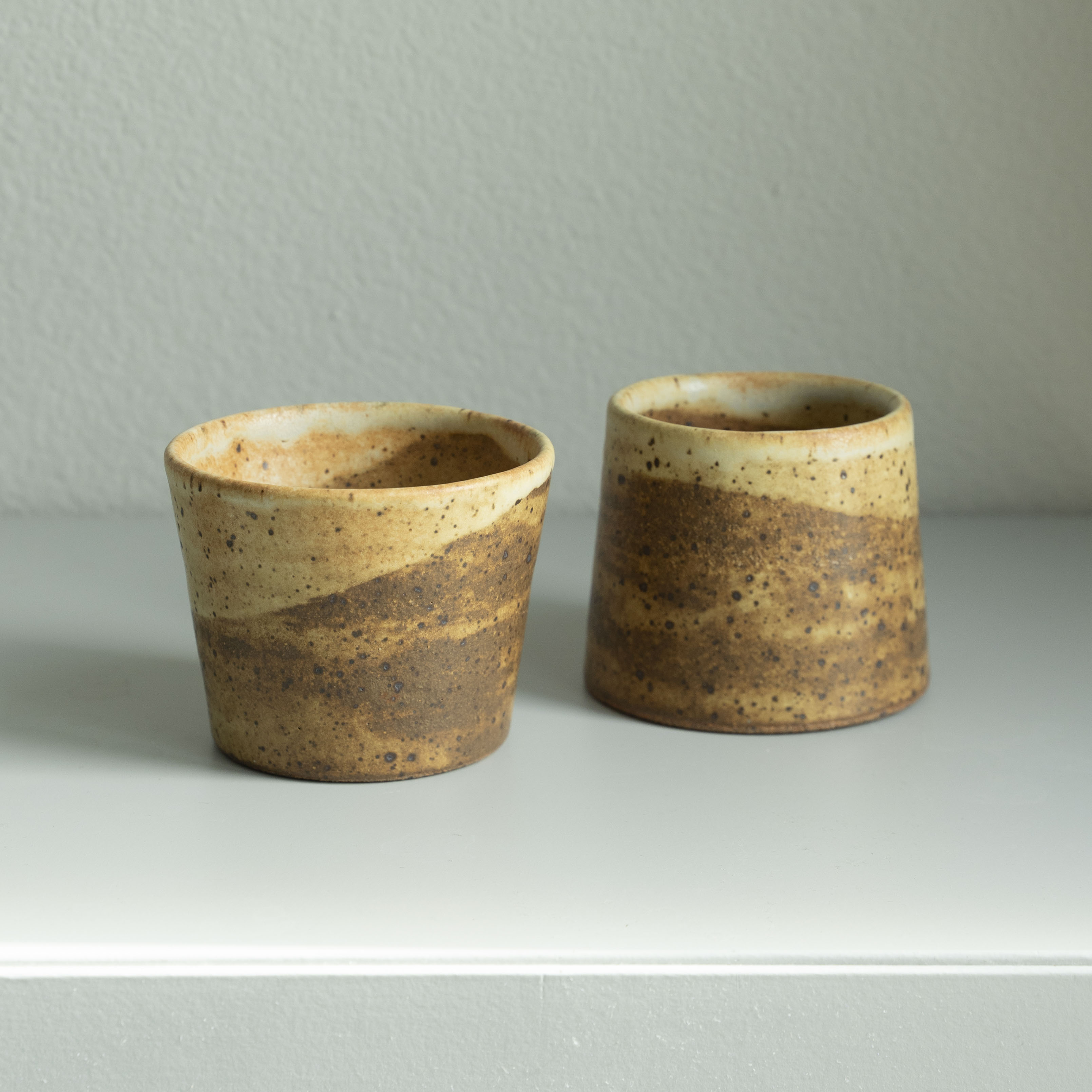 Shino Tea Cup Pair, detail 8