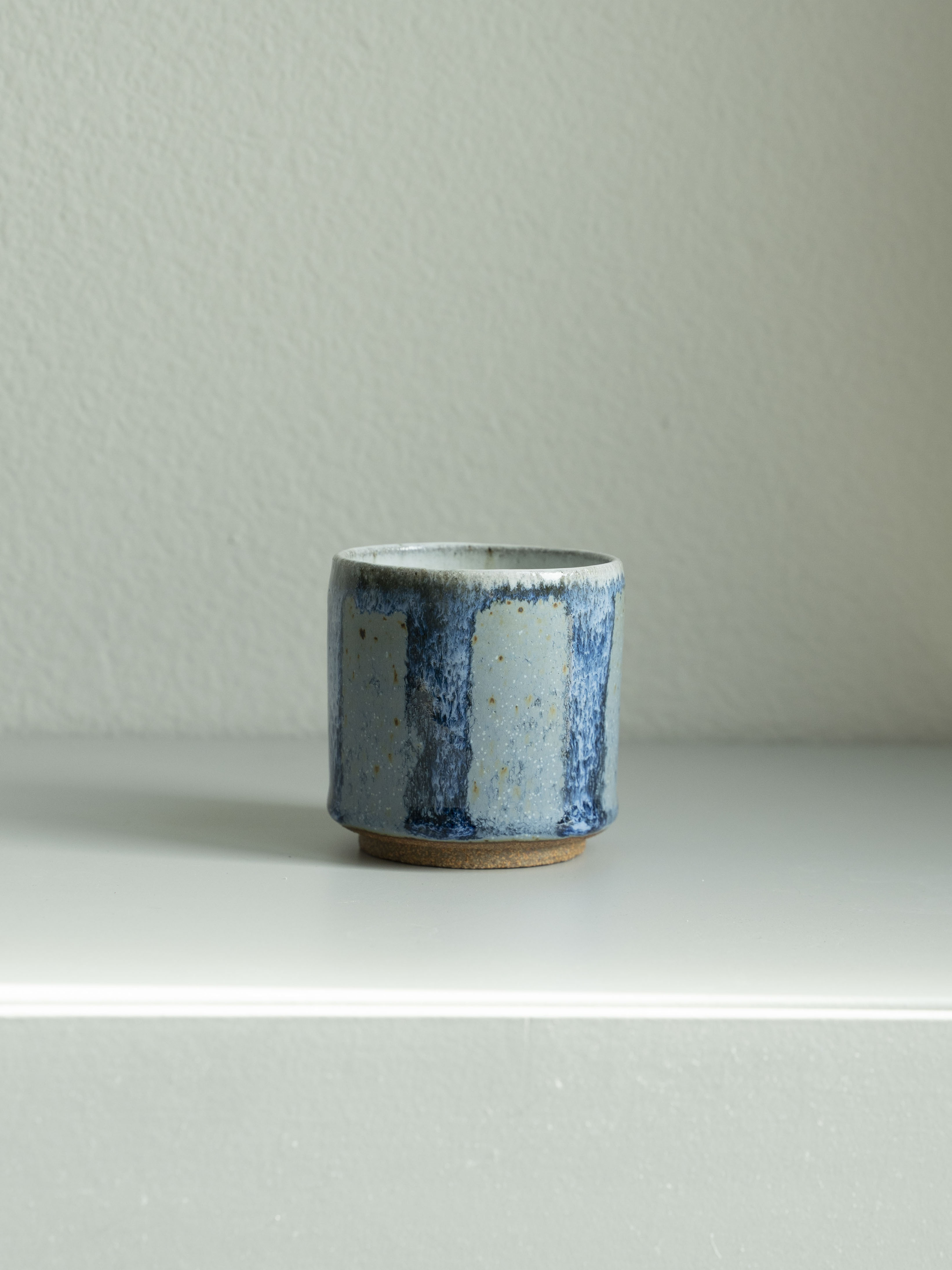 Blue Flow Glazed Tea Cup, detail 3